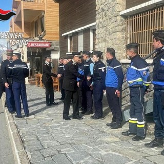 Controlli alle frontiere, visita del generale Galletta a Monginevro