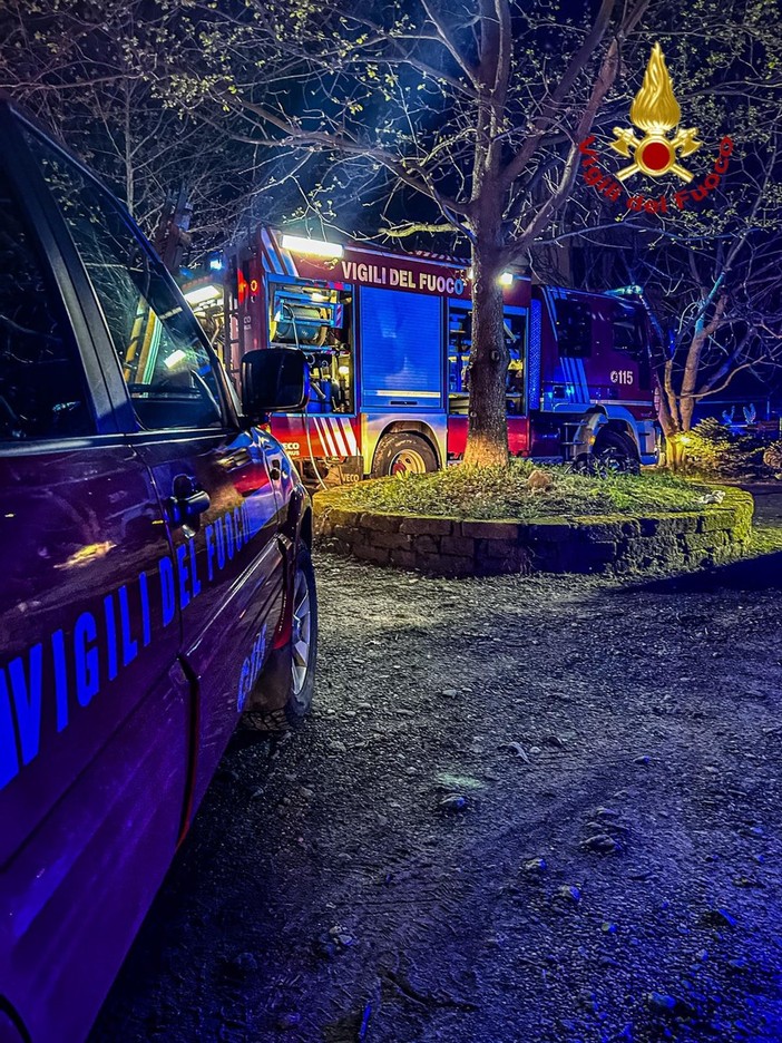 Intervento dei vigili del fuoco (foto d'archivio)