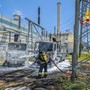 Moncalieri, a fuoco due mezzi pesanti: i pompieri riportano l'area in sicurezza