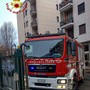 Intervento dei vigili del fuoco in via Poggio