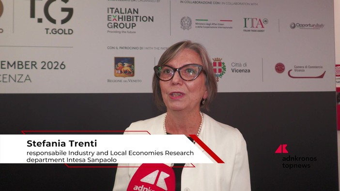 Vicenzaoro, Trenti (Intesa Sanpaolo): "Export italiano regge nonostante contesto internazionale complesso" Vicenzaoro, Trenti (Intesa Sanpaolo): "Export italiano regge nonostante contesto internazionale complesso"