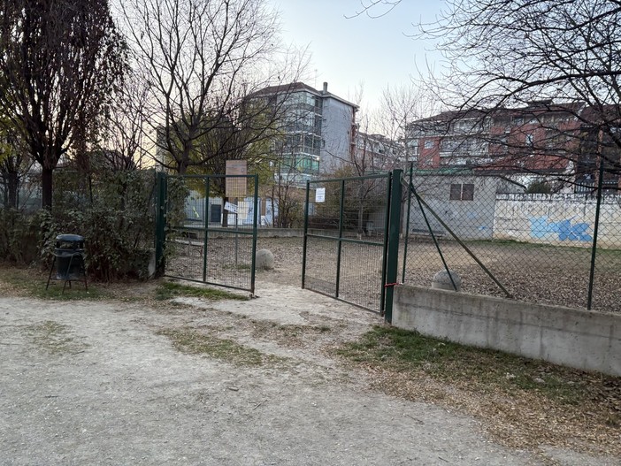 L'area cani di via Pinchia