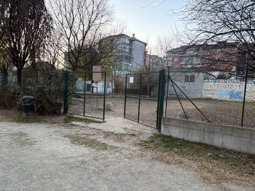 L'area cani di via Pinchia