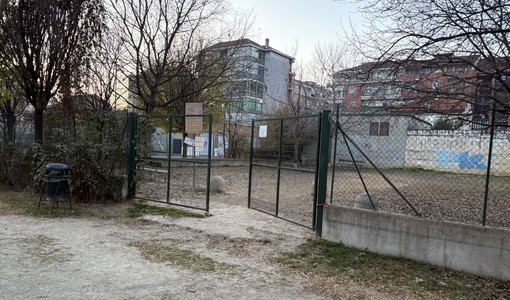L'area cani di via Pinchia