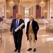 Trump con George Washington nel nuovo video generato con l'Ia: "Grazie per le tue idee" Trump con George Washington nel nuovo video generato con l'Ia: "Grazie per le tue idee"