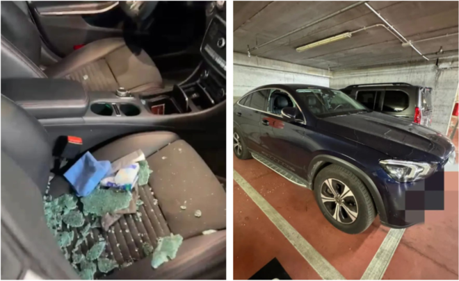 Nuovo assalto al parcheggio di piazza Sofia: decine di auto con vetri in frantumi