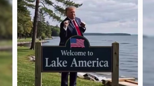 Lago Ontario, è guerra a colpi di cartelli tra Trump e il premier Doug Ford Lago Ontario, è guerra a colpi di cartelli tra Trump e il premier Doug Ford
