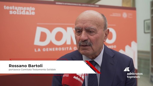 Bartoli (Cts), 'in Italia cresce la cultura del lascito solidale'
