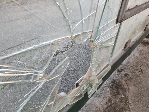 Vandali in azione ad Orbassano, distrutta la pensilina del bus in circonvallazione Vandali in azione ad Orbassano, distrutta la pensilina del bus in circonvallazione