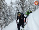 I soccorritori a Salbertrand I soccorritori a Salbertrand