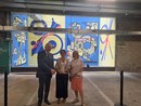 Piazza Valdo Fusi diventa galleria d’arte: colori e graffiti nel parcheggio sotterraneo