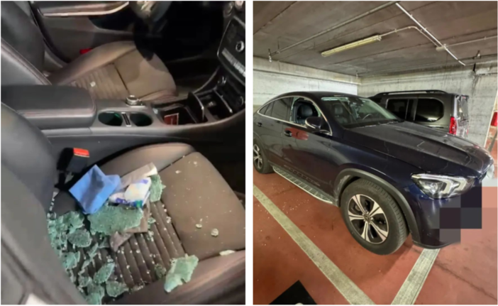 Nuovo assalto al parcheggio di piazza Sofia: decine di auto con vetri in frantumi