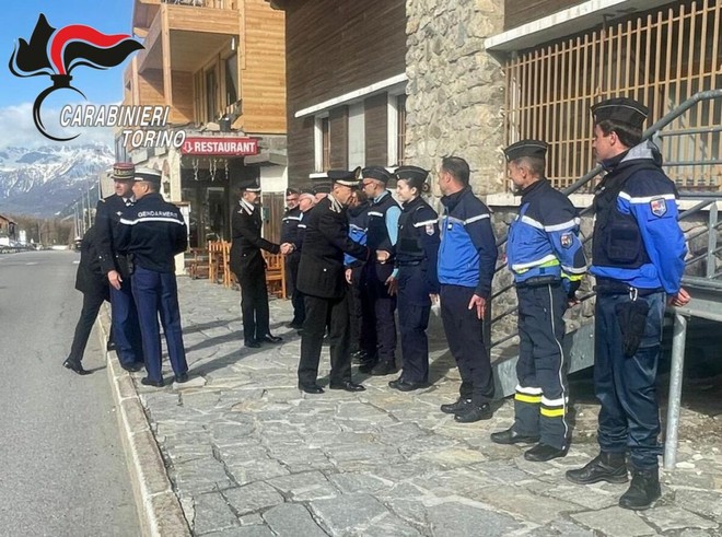 Controlli alle frontiere, visita del generale Galletta a Monginevro
