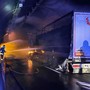 Mezzo pesante a fuoco in galleria sulla Torino-Bardonecchia: tratta chiusa [FOTO E VIDEO]