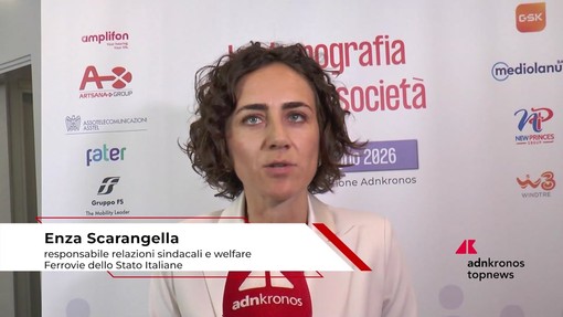 Demografia: Scarangella (Fs), 'piani welfare cruciali per indirizzare bisogni delle persone' Demografia: Scarangella (Fs), 'piani welfare cruciali per indirizzare bisogni delle persone'