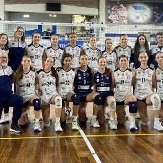 Le atlete che hanno conquistato il terzo posto regionale U14