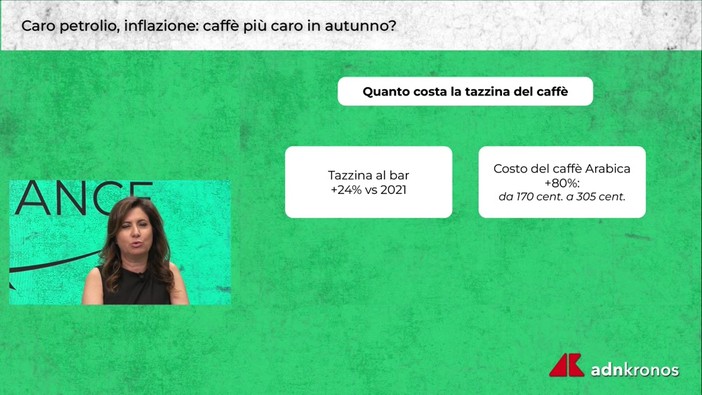 Scocchia (Illy) ad AdnFinance: "Da gennaio rischio tazzina di caffè più cara, oggi 1,25 euro in media" Scocchia (Illy) ad AdnFinance: "Da gennaio rischio tazzina di caffè più cara, oggi 1,25 euro in media"
