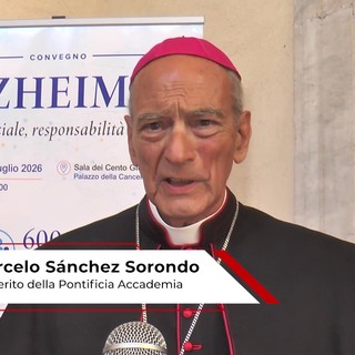 Alzheimer: Mons. Sánchez Sorondo, 'farmaci straordinari, ma necessario anche supporto spirituale'