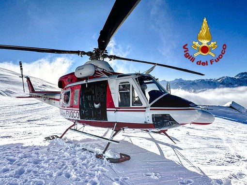 Valanga sul monte Jafferau a Bardonecchia: si cercano eventuali feriti