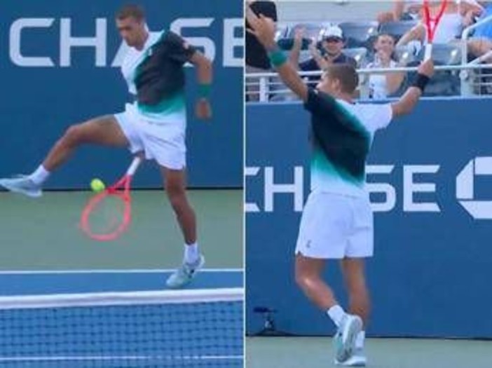 Cobolli show, il colpo del torneo agli US Open Cobolli show, il colpo del torneo agli US Open