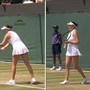 Succede solo a Wimbledon, salta il tappo di champagne e stop al match - Video