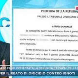 Delitto di Garlasco, la moglie di Giovanni Ferri presenta denuncia in procura per far riaprire caso: "Si indaghi per omicidio"