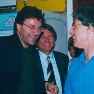 Giorgetti e la foto con il fondatore della Lega Nord, l'addio a Umberto Bossi