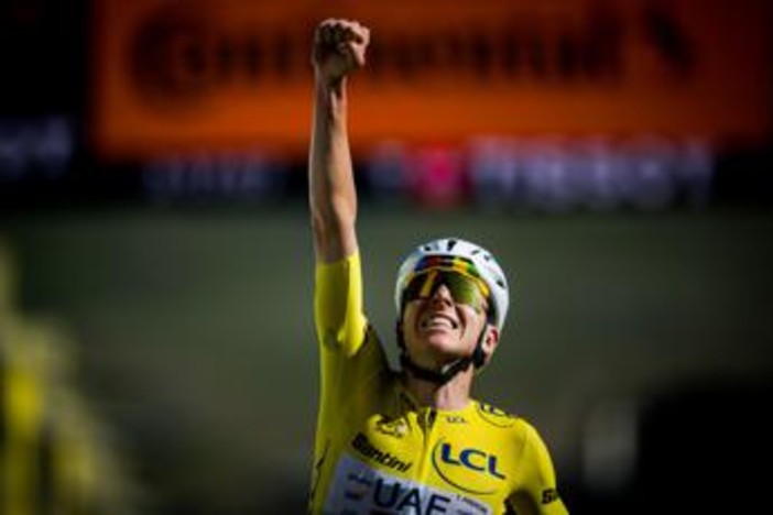 Tour de France, cinquina di Pogacar, ultima tappa a Van der Poel Tour de France, cinquina di Pogacar, ultima tappa a Van der Poel