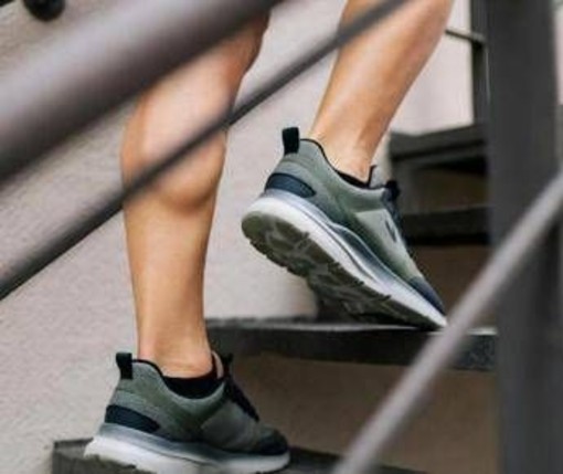 Le scale aiutano cuore e muscoli, lo studio e l'esercizio per gli anziani Le scale aiutano cuore e muscoli, lo studio e l'esercizio per gli anziani