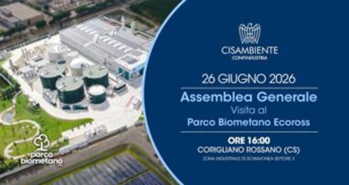 Assemblea Generale Cisambiente Confindustria 2026 al Parco Biometano Ecoross Assemblea Generale Cisambiente Confindustria 2026 al Parco Biometano Ecoross