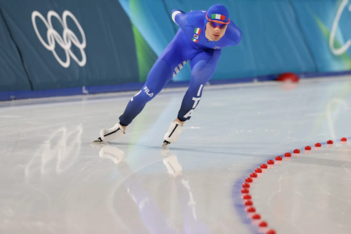 Lorello bronzo nei 5000 uomini di pattinaggio velocità