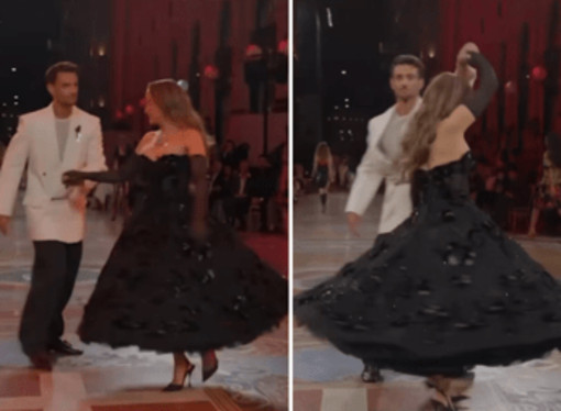 Lorenzo Musetti al Vogue World Milano 2026 sfila con... Jennifer Lopez - Il video Lorenzo Musetti al Vogue World Milano 2026 sfila con... Jennifer Lopez - Il video