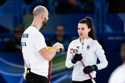Il curling si tinge d’azzurro, Constantini e Mosaner di bronzo nel doppio misto