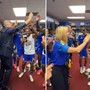 Curacao fa festa ai Mondiali, il re e la regina ballano con la squadra