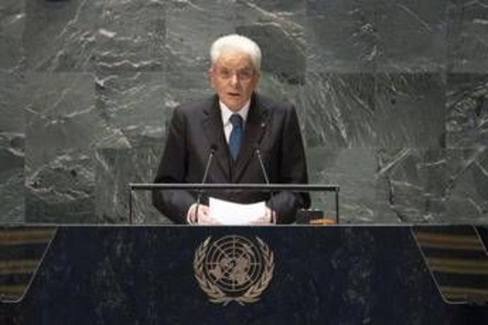 Onu, Mattarella: "Impegno italiano asse portante della politica estera del nostro Paese" Onu, Mattarella: "Impegno italiano asse portante della politica estera del nostro Paese"
