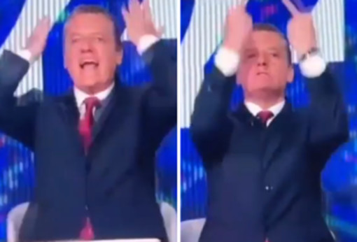 Baracchini sospeso dalla conduzione dopo il gesto in diretta, direttore RaiNews: "Tuteliamo la testata"