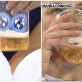Anisimova e il mistero della bibita durante la partita: "Sta bevendo birra?" Anisimova e il mistero della bibita durante la partita: "Sta bevendo birra?"