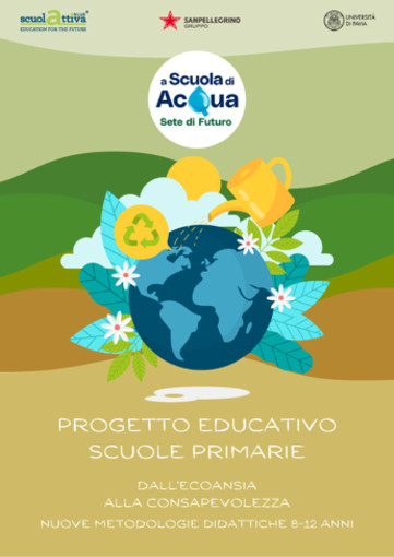 Sostenibilità, progetto 'A Scuola di Acqua-Sete di Futuro' promosso da Sanpellegrino e ScuolAttiva Ets