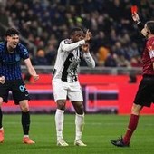 Inter-Juve, Kalulu espulso nel primo tempo: era fallo su Bastoni?