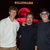 Sinner e Briatore, serata al Billionaire di Dubai Sinner e Briatore, serata al Billionaire di Dubai