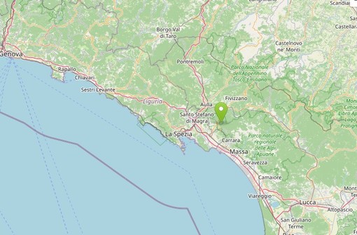 Scossa di terremoto di magnitudo 3.7 in provincia Massa e Carrara, nessun danno