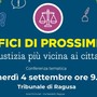 Uffici di Prossimità, parte da Ragusa il ciclo di incontri nei tribunali siciliani