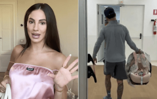 Giulia De Lellis torna a casa dopo il parto, le parole per Tony Effe: &quot;Non mi ha mai lasciata&quot;