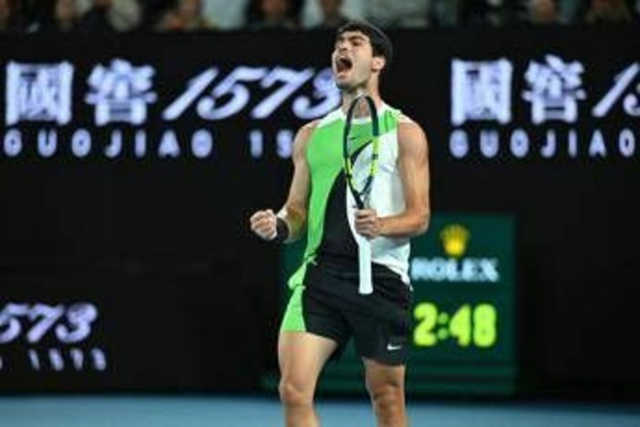 Alcaraz, tatuaggio dopo vittoria agli Australian Open: "Sarà un canguro" Alcaraz, tatuaggio dopo vittoria agli Australian Open: "Sarà un canguro"