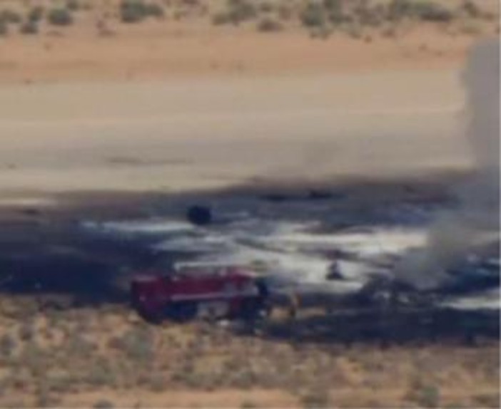 Usa, bombardiere B-52 si schianta dopo il decollo in California Usa, bombardiere B-52 si schianta dopo il decollo in California