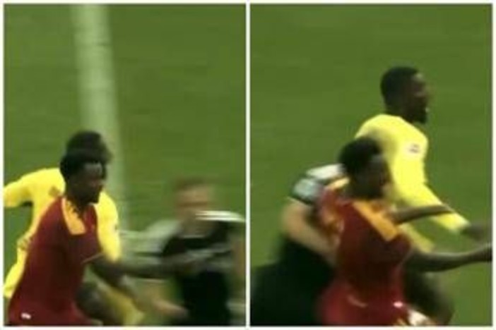 Borussia Dortmund-Roma, Ndicka travolto... dall'arbitro