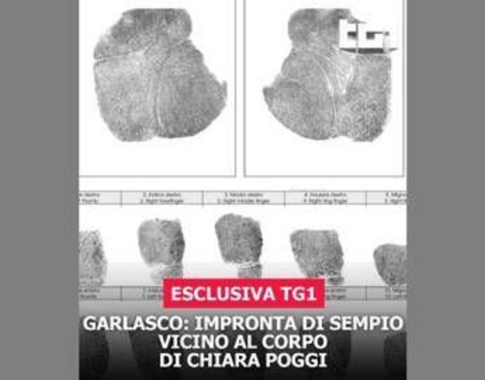 Garlasco, Tg1: &quot;Impronta di Sempio vicino al corpo di Chiara Poggi&quot;