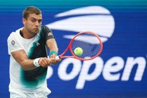 US Open, Cobolli litiga con l'arbitro: "Era fuori?" US Open, Cobolli litiga con l'arbitro: "Era fuori?"