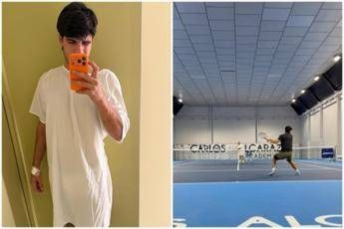 Alcaraz tra allenamento e... ospedale: lo spagnolo avvicina il rientro? Alcaraz tra allenamento e... ospedale: lo spagnolo avvicina il rientro?
