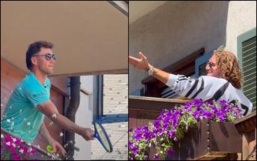 Ruud-Tsitsipas, a Gstaad è sfida... dal balcone Ruud-Tsitsipas, a Gstaad è sfida... dal balcone